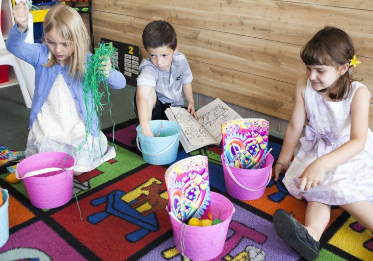 Magical Journey Learning Center donates Easter baskets Magical